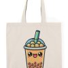 Cartoon Boba Tea Tote