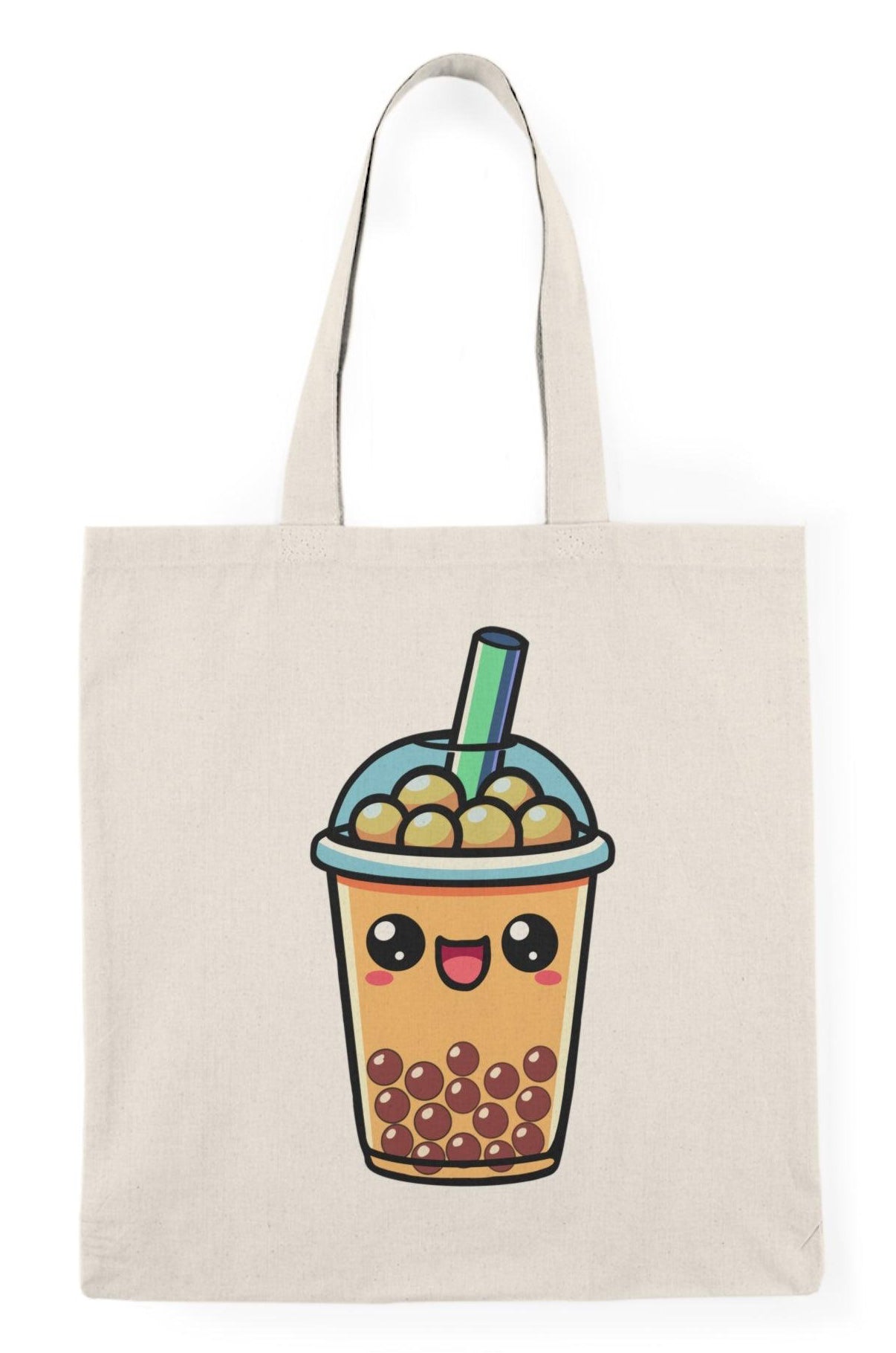 Cartoon Boba Tea Tote