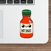 Cartoon Hot Sauce Sticker