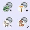 Tiny Animal Friends – Cute Pin Badge Set