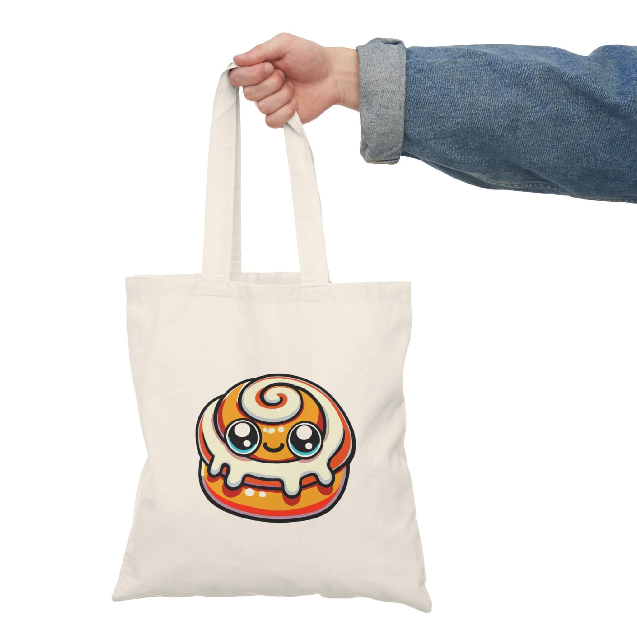 Cinnamon Bun Tote Bag - Image 2