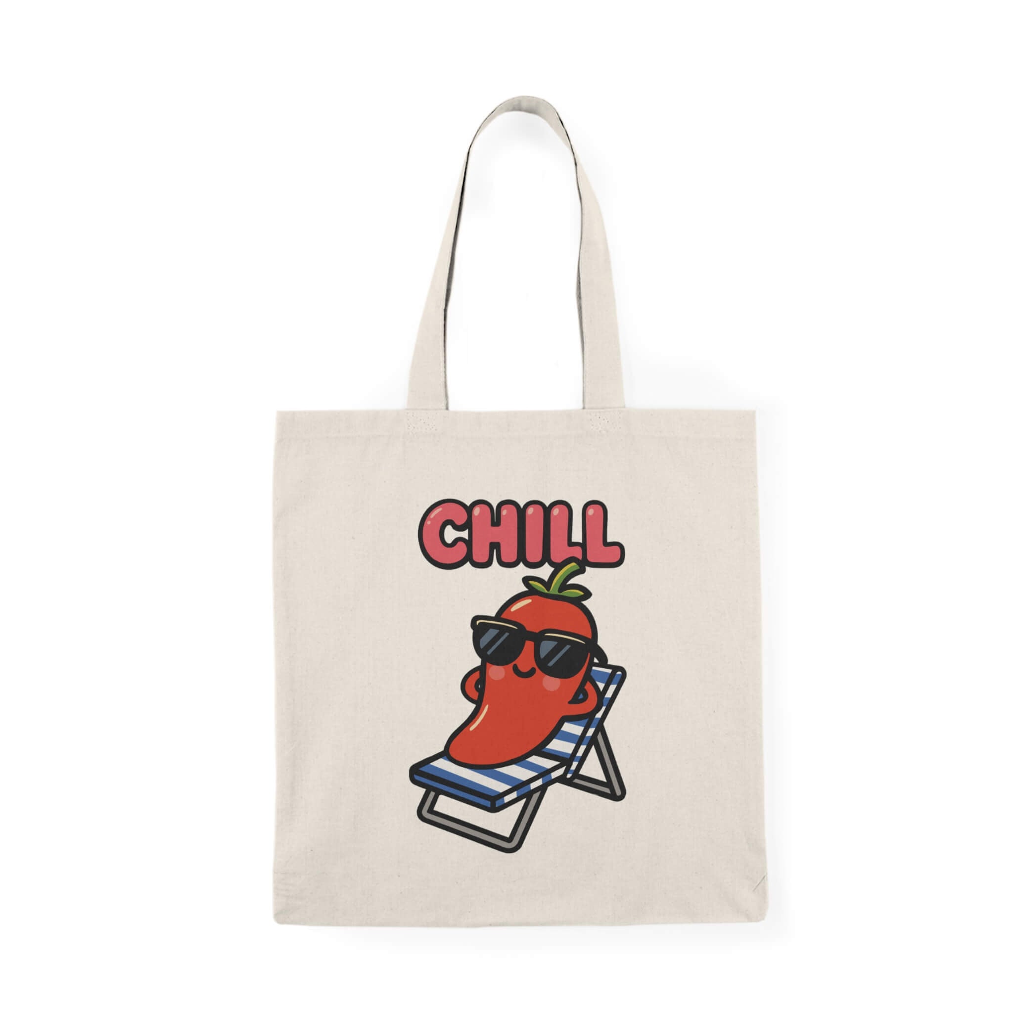 CHILL Cartoon Pepper Tote Bag - Image 2