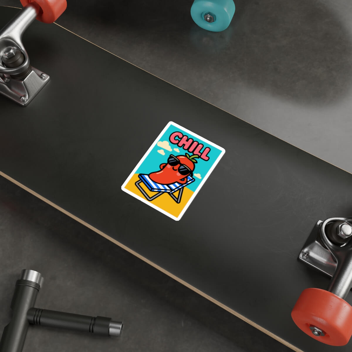 CHILL Pepper Sticker - Image 2
