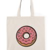 Pink Donut Tote Bag