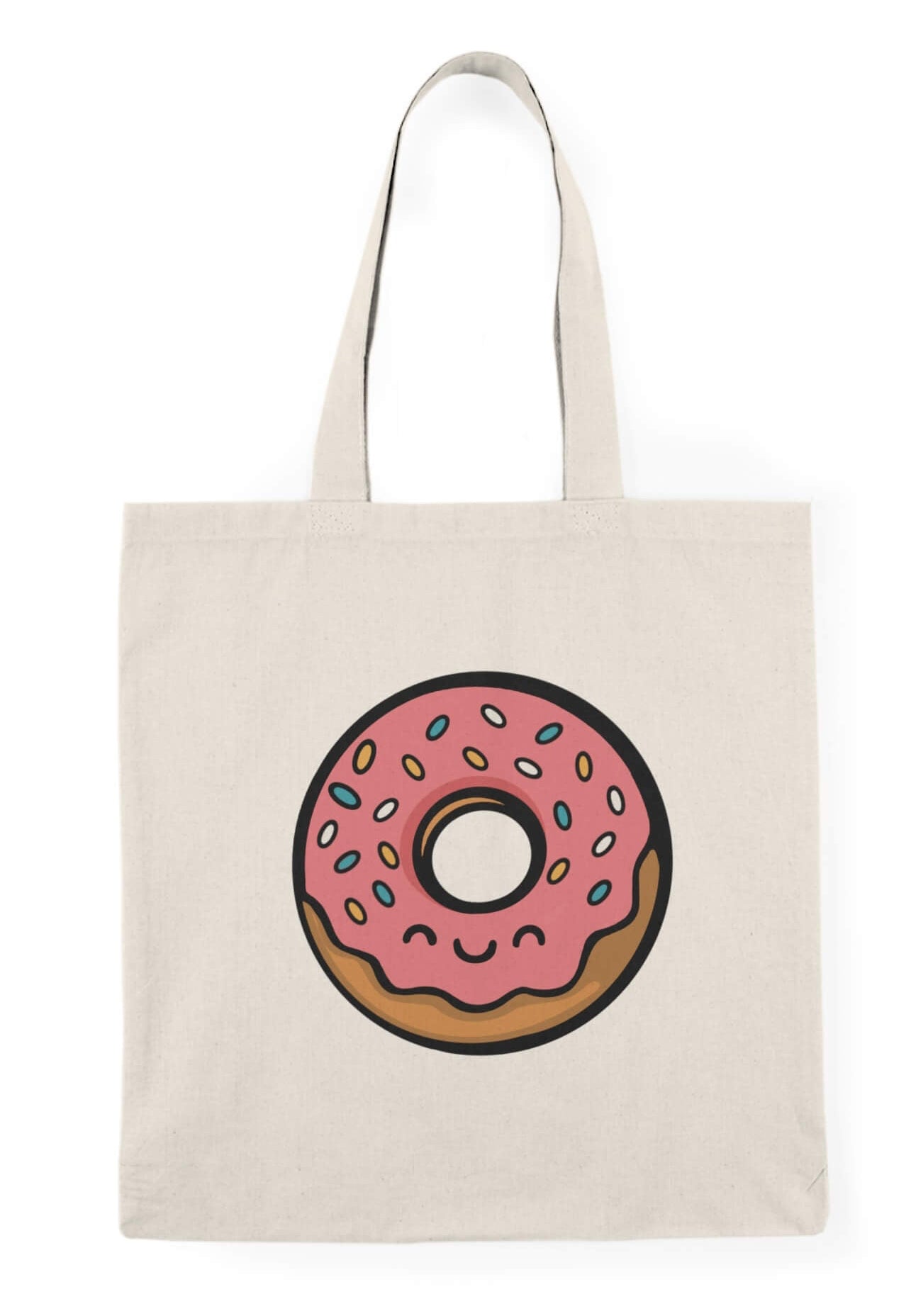 Pink Donut Tote Bag