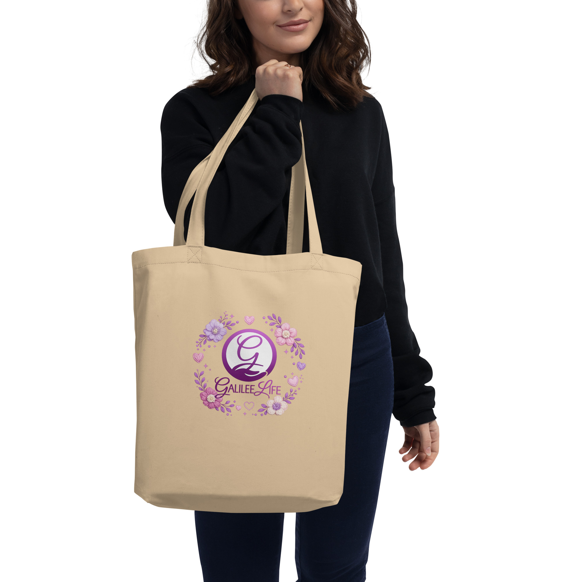 Galilee Life Logo Eco Tote Bag - Image 4