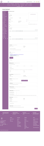 The Add New Product form in the seller dashboard