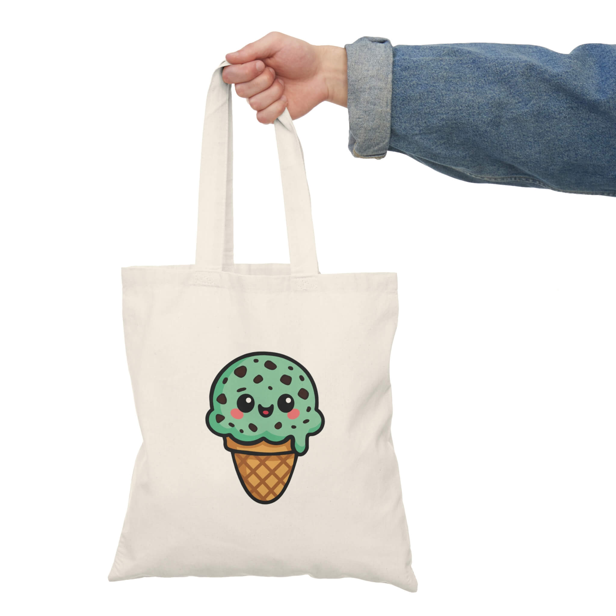 Mint Ice Cream Tote Bag - Image 2