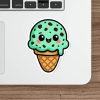 Mint Chocolate Chip Ice Cream Sticker