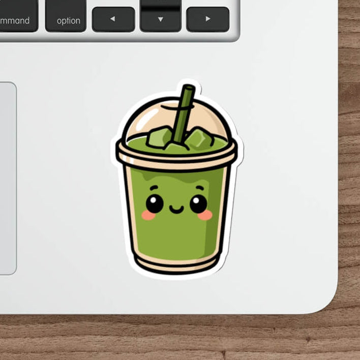 Cute Matcha Cup Sticker