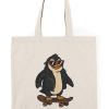 Cool Penguin skating Tote Bag