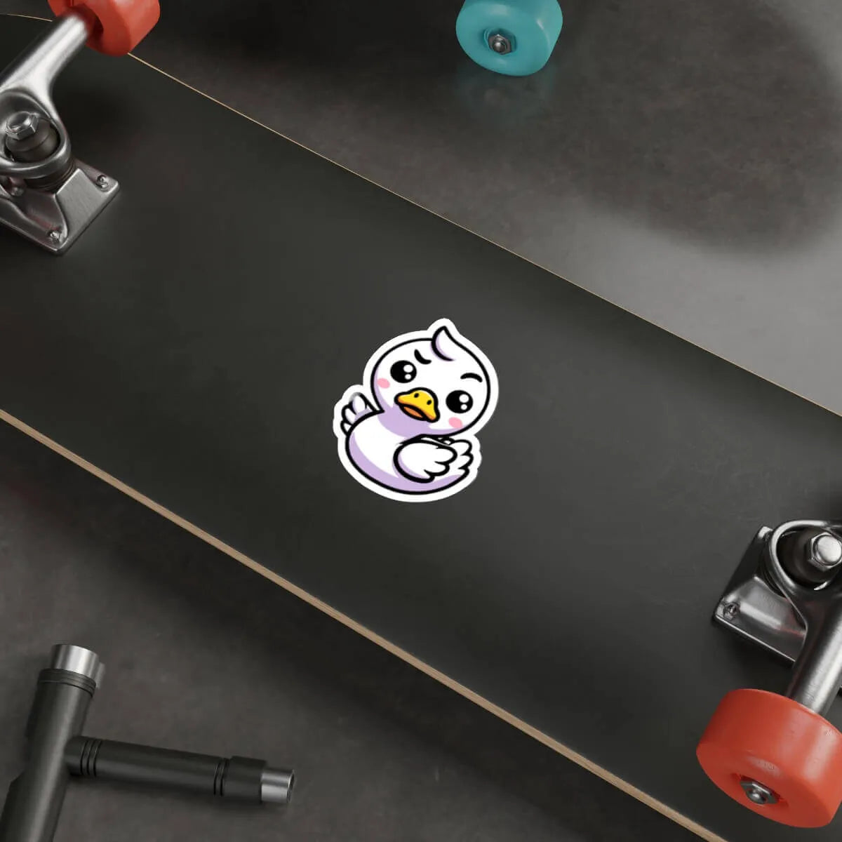 Feisty Swan Sticker - Image 2