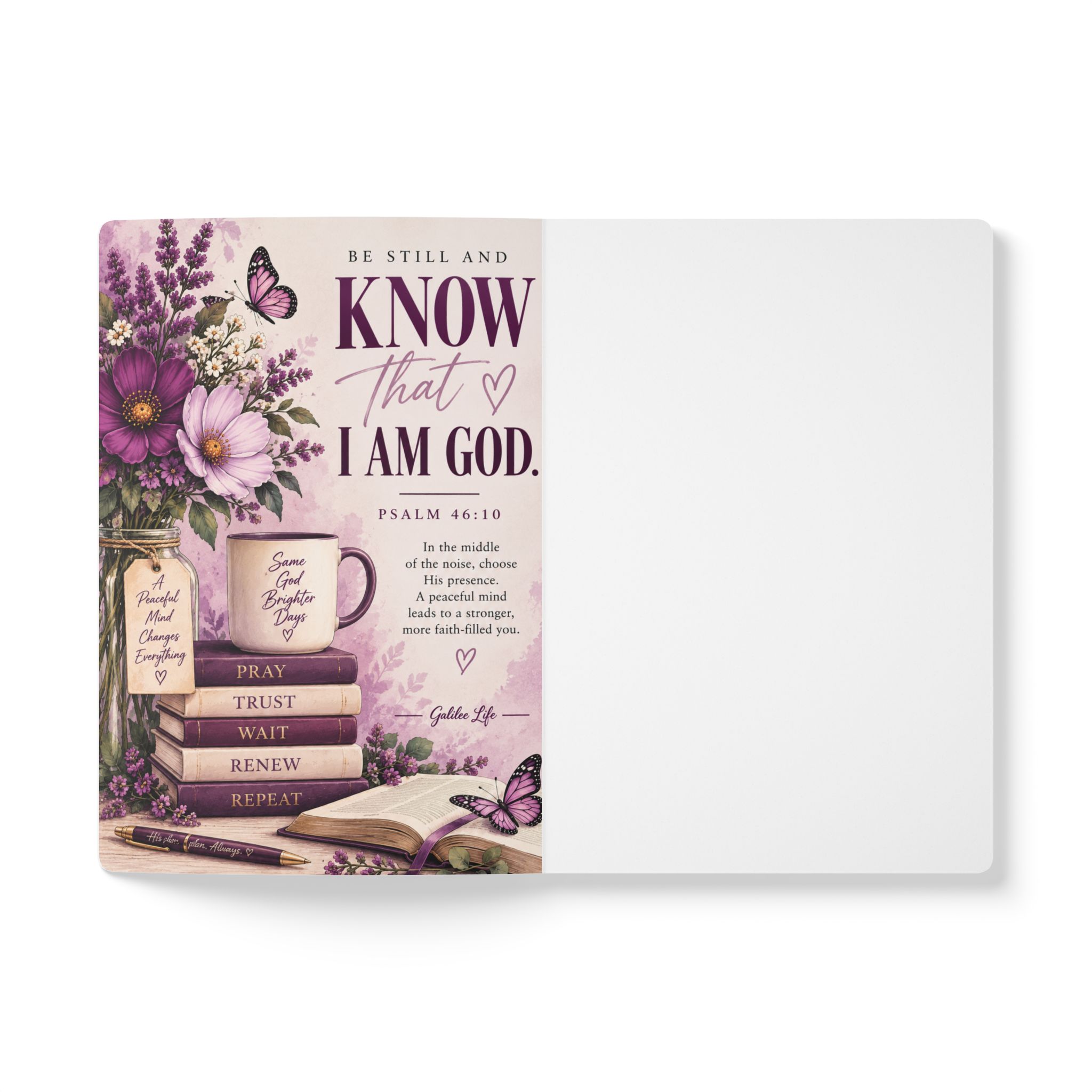 Personalized Renew Your Mind Christian Softcover Journal | Romans 12:2 Faith & Encouragement Journal with Inspirational Inside Prints - Image 12