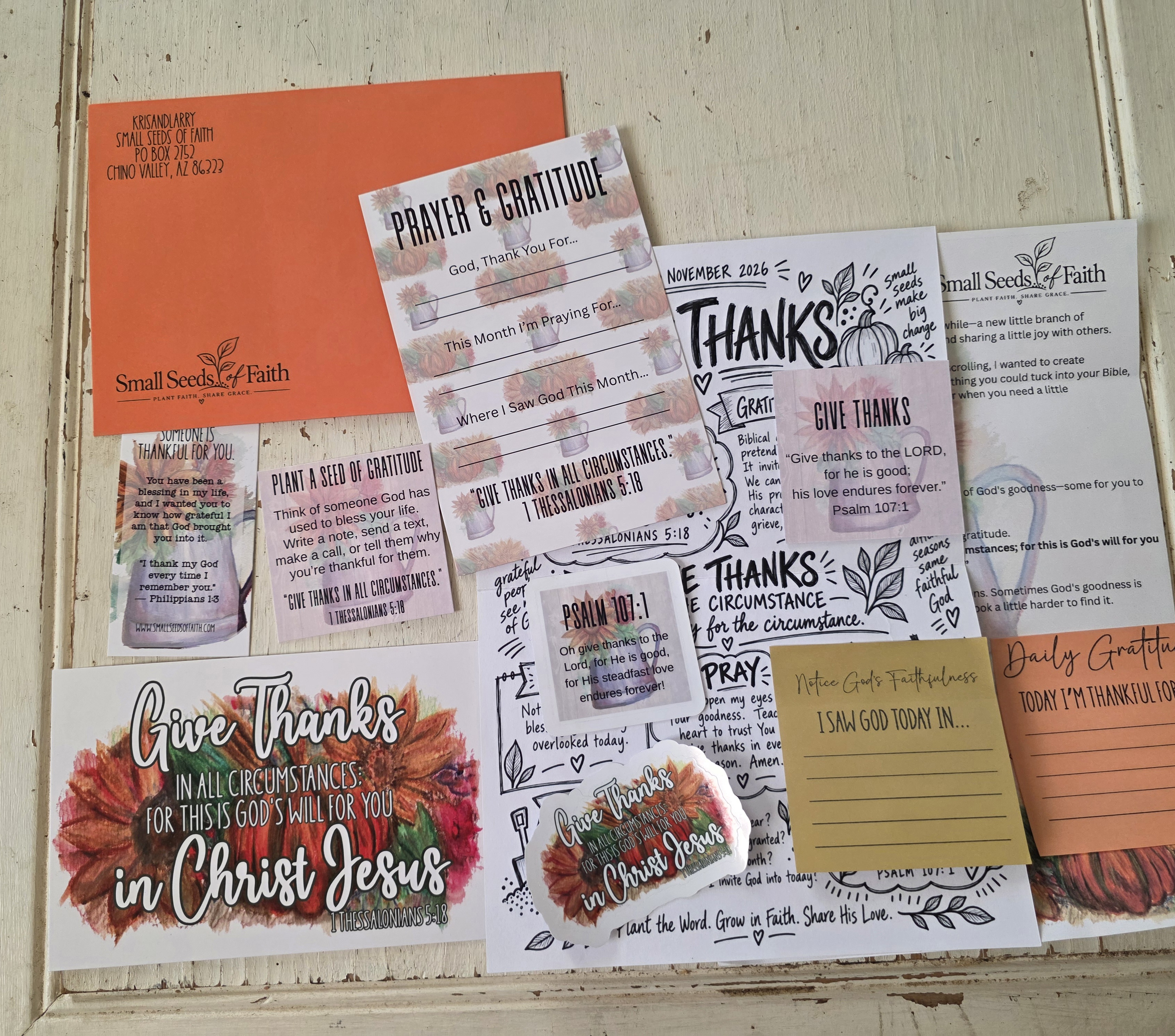 Small Seeds of Faith - Monthly Christian Happy Mail