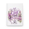 She Is a Child of God Hardcover Journal – Personalized Matte Lined Christian Journal