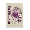 Personalized Do Not Conform – Romans 12:2 Floral Christian Colored Frame Poster
