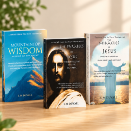 Family Faith Bundle featuring Mountaintop Wisdom, Parables of Jesus, and The Miracles of Jesus by L. M. Duvall.