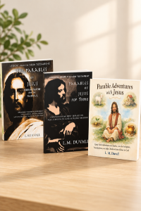 Parables of Jesus three-book bundle for adults, teens, and children by L. M. Duvall.
