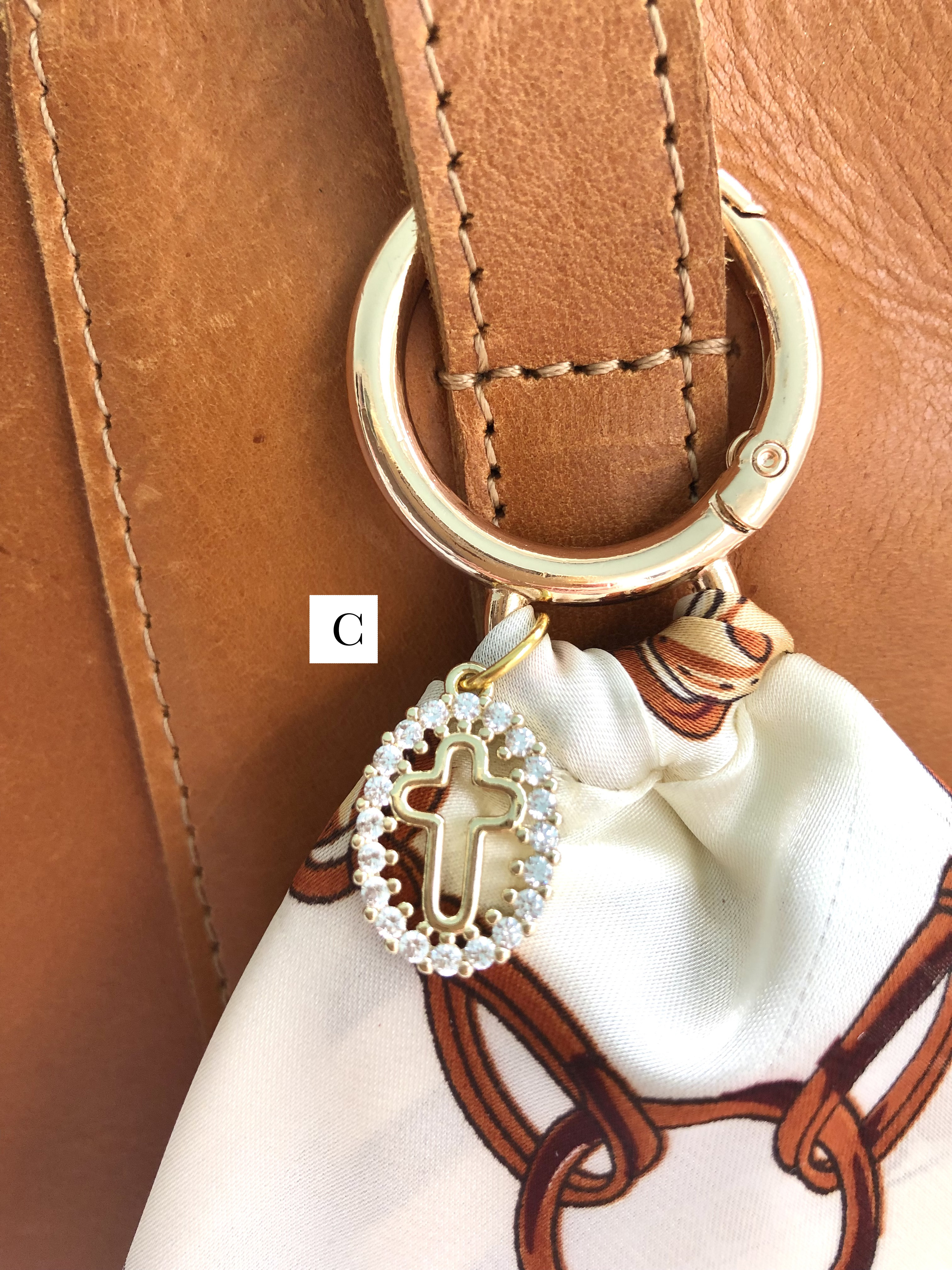 Scarf Bag Charm Clip - Image 4
