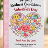 14-Day Kindness Countdown to Valentine’s Day faith-based kids activity book by L. M. Duvall on a light wood